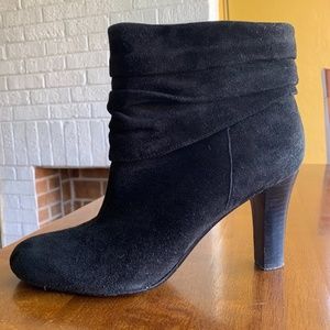 Nine West WNPEGEEN Leather Booties Black